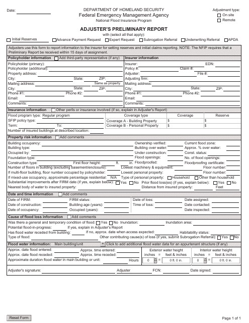 FEMA Form FF-206-FY-21-146  Printable Pdf
