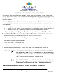 Alcoholic Beverage License Application - City of Johns Creek, Georgia (United States), Page 10