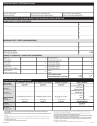 Form NWT8999 Support for Entrepreneurs and Economic Development (Seed) - Application for Funding - Northwest Territories, Canada (English/French), Page 2
