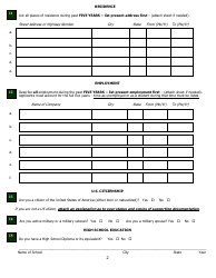 Application for Trainee Registration - North Carolina, Page 7