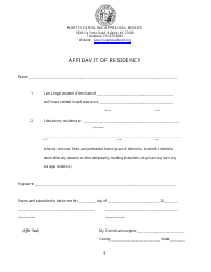 Application for Licensure or Certification by Reciprocity - North Carolina, Page 10