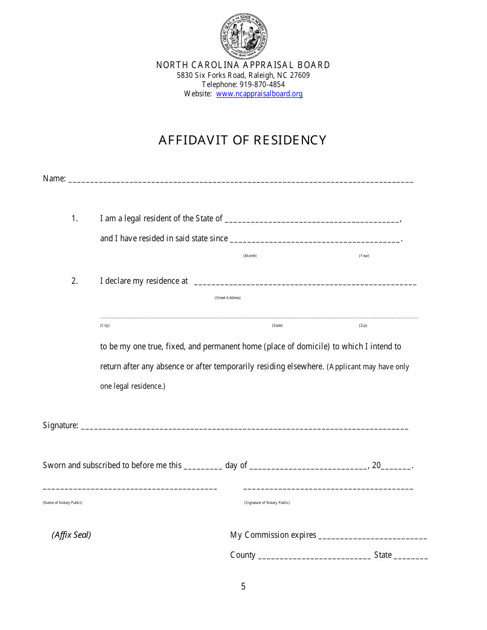 Application for Licensure or Certification by Reciprocity - North Carolina, Page 10