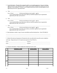 Form CE1 Sponsor Application for Continuing Education - North Carolina, Page 2