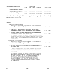 Form QE2 Instructor Application for Qualifying Education - North Carolina, Page 2