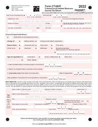 Document preview: Form CT-990T Connecticut Unrelated Business Income Tax Return - Connecticut, 2022