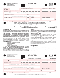 Form CT-990T ES Estimated Unrelated Business Income Tax Payment Coupon - Connecticut, Page 3