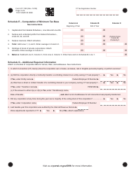 Form CT-1120 Corporation Business Tax Return - Connecticut, Page 3