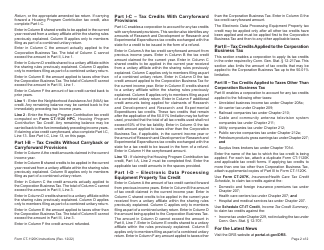 Form CT-1120K Business Tax Credit Summary - Connecticut, Page 6