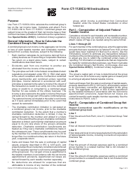 Form CT-1120CU-NI Tax on Combined Group Net Income - Connecticut, Page 6