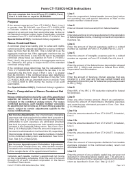 Form CT-1120CU-NCB Nexus Combined Base Tax Calculation - Connecticut, Page 5