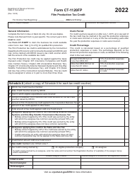 Document preview: Form CT-1120FP Film Production Tax Credit - Connecticut, 2022