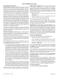 Form CT-W4P Withholding Certificate for Pension or Annuity Payments - Connecticut, Page 2