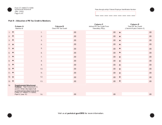 Form CT-1065 (CT-1120SI) Supplemental Attachment - Connecticut, Page 5