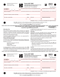 Form 207 ES Estimated Insurance Premiums Tax - Domestic Insurance Companies - Connecticut, Page 3