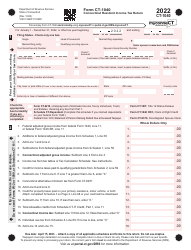 Form CT-1040 Connecticut Resident Income Tax Return - Connecticut