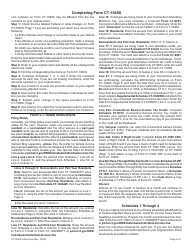 Form CT-1040X Amended Connecticut Income Tax Return for Individuals - Connecticut, Page 7