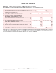 Form CT-6251 Connecticut Alternative Minimum Tax Return - Individuals - Connecticut, Page 3