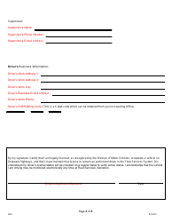 Authorized Driver Designation Application - Group Home Only - Delaware, Page 2