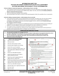 Document preview: Instructions for Form LASC TRAF051 Petition &amp; Order to Reduce or Vacate Civil Assessments or Ability to Pay Determination - County of Los Angeles, California