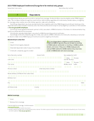 Form HCA52-0030 Pebb Employee Enrollment/Change Form for Medical Only Groups - Washington, Page 11