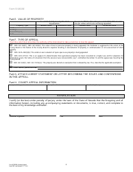 Form 5103SBE Assessor Petition for Appeal From the Decision of the County Board of Equalization - Nevada, Page 2