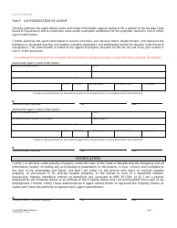 Form 5105SBE Agent Authorization Form - Nevada, Page 2
