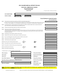 Document preview: Form Accounting ICA6609 Self-insured Medical Report - Arizona, 2022