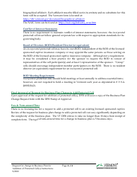 Request for Change in Business Plan for Addition of Protected Cell(S) - Vermont, Page 4