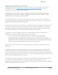 Affiliated Reinsurance Company (&quot;ARC&quot;) Application for Admission to Vermont - Vermont, Page 3
