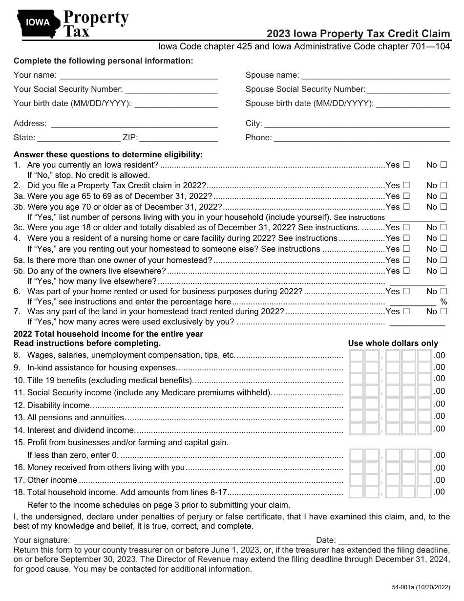 form-54-001-download-printable-pdf-or-fill-online-iowa-property-tax