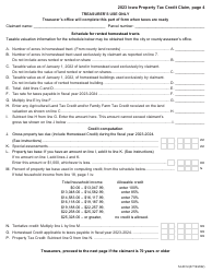Form 54-001 Iowa Property Tax Credit Claim - Iowa, Page 4