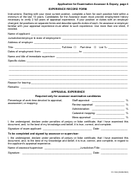 Form 51-123 Application for Examination Assessor &amp; Deputy - Iowa, Page 4