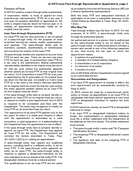 Form IA8979 (41-173) Iowa Pass-Through Representative Appointment Form - Iowa, Page 2