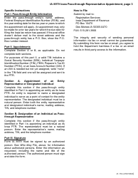 Form IA8979 (41-173) Iowa Pass-Through Representative Appointment Form - Iowa, Page 3