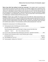Form 54-065 Methane Gas Conversion Property Tax Exemption - Iowa, Page 2