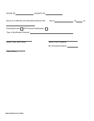 Form HSMV96020 Request to Withhold Personal Information Pursuant to Section 119.071, Florida Statutes - Florida, Page 2