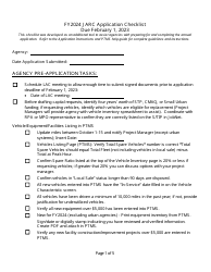 Jarc Application Checklist - Michigan