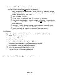 Jarc Application Checklist - Michigan, Page 5