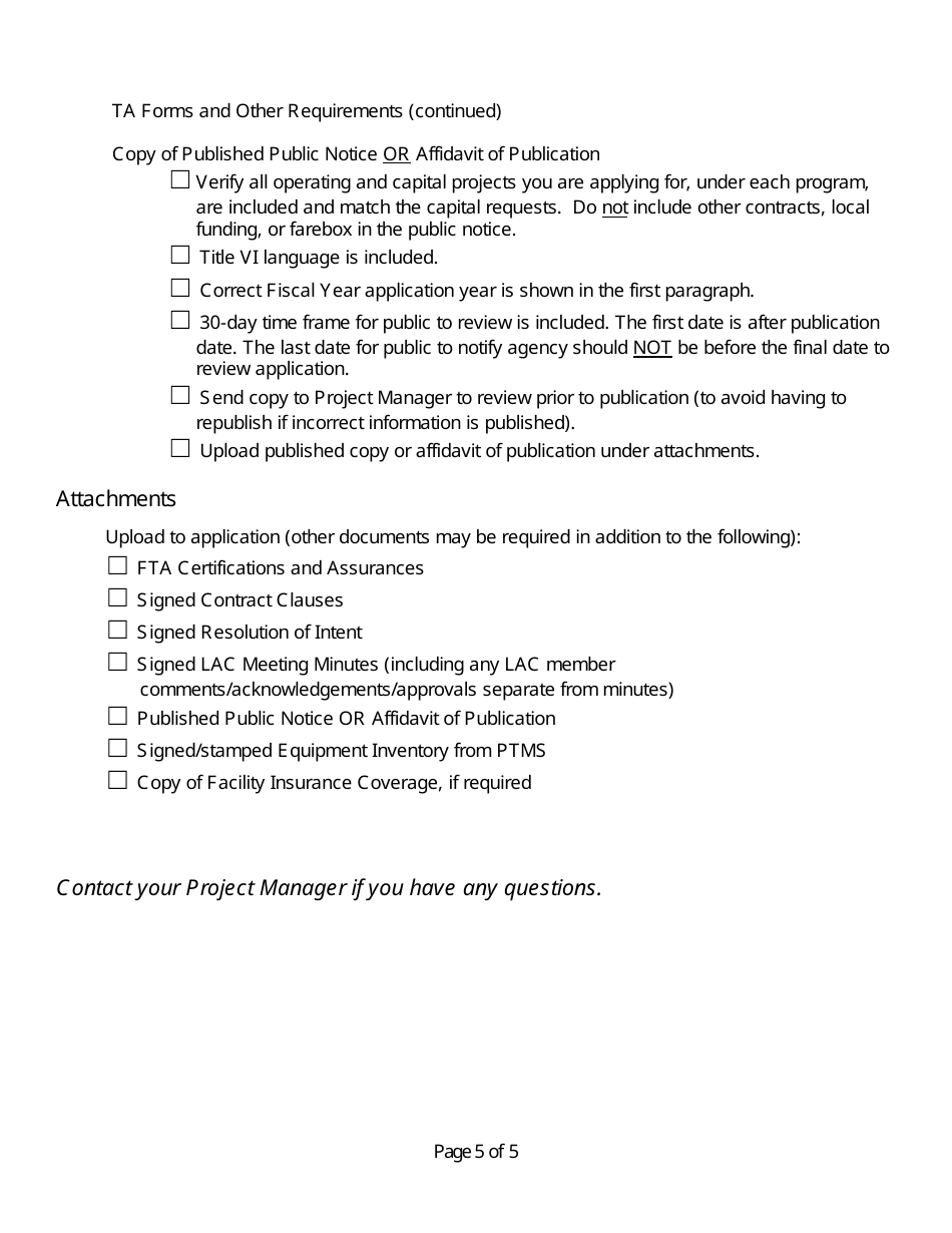 Jarc Application Checklist - Michigan, Page 5