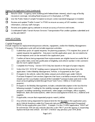 New Freedom Application Checklist - Michigan, Page 2