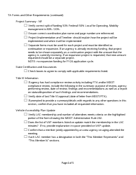 New Freedom Application Checklist - Michigan, Page 4