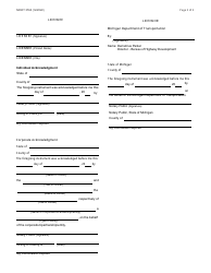 Form 3760 Environmental License Agreement - Michigan, Page 3