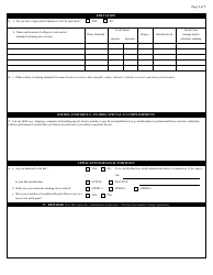 Form AO78 Application for Employment, Page 2