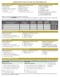 Active Employees Health Benefits Enrollment and Change Form - Maryland, Page 3