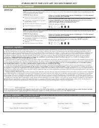 Contractual/Variable Hour Employees Health Benefits Enrollment and Change Form - Maryland, Page 4
