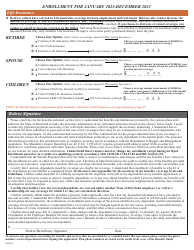 Retiree Health Benefits Enrollment and Change Form - Maryland, Page 4