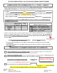 Form MS401 State Employees&#039; Leave Bank Enrollment Form - Maryland, Page 2