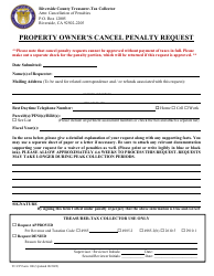 TC-CP Form 100 Property Owner&#039;s Cancel Penalty Request - Riverside County, California, Page 2