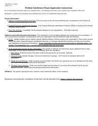 Form SFN54311 Political Subdivision Payee Application - North Dakota, Page 3