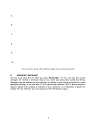 Pro Se Prisoner Civil Rights Complaint - Connecticut, Page 5